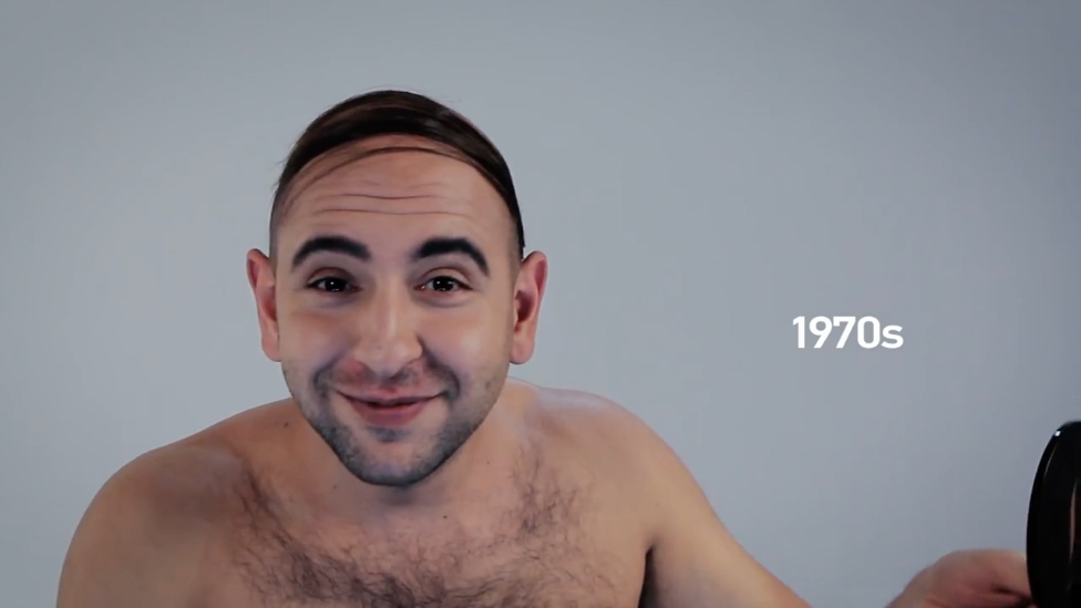 100 лет красоты: Как менялись прически лысых. Прикол)) смотреть онлайн