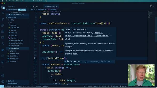 No BS TS #26 - Typescript/React - Global State смотреть онлайн