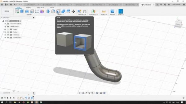 Autodesk Fusion 360 / Урок 7 / Модификаторы и инструменты анализа