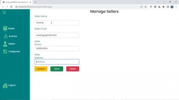 C# Project Online Book Shop Using ASP.Net and SQL Server