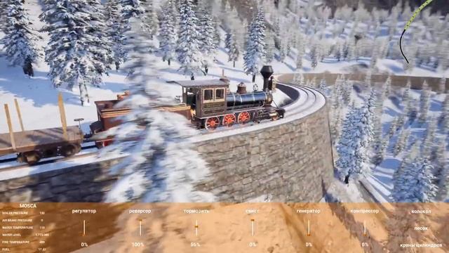 В RAILROADS Online пришла зима с новым паровозом и снегоочистителем! смотреть онлайн