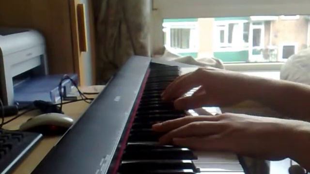 "Bad Luck" Original piano composition E-major on yamaha np-30 portable grand piano смотреть онлайн