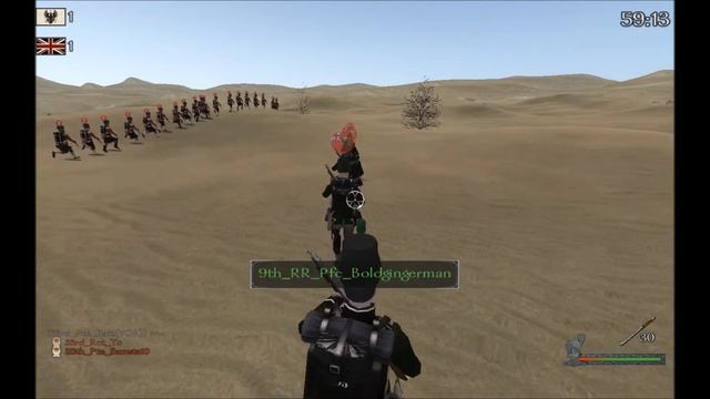 Mount and Blade: Napoleonic Wars Line Battle 5, 9th Royal Rifles смотреть онлайн