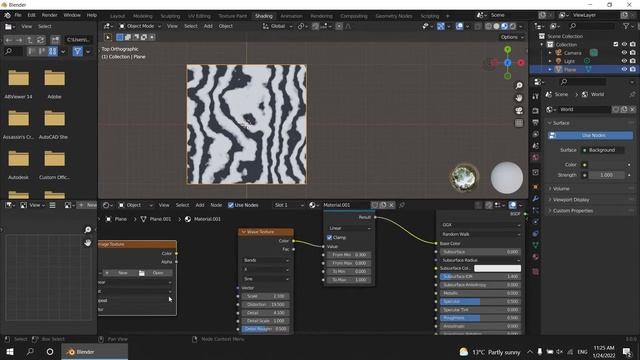 Convert Procedural nodes Materials to Texture Maps in blender смотреть онлайн