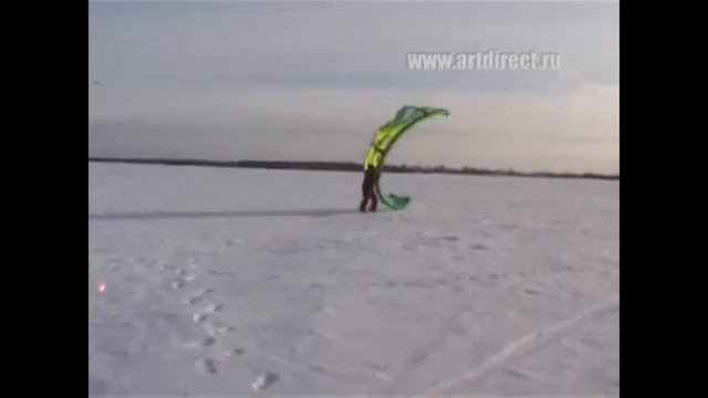 Обучение зимний кайтинг смотреть онлайн