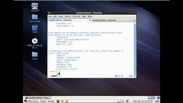 How to configure samba share in Linux to Windows смотреть онлайн
