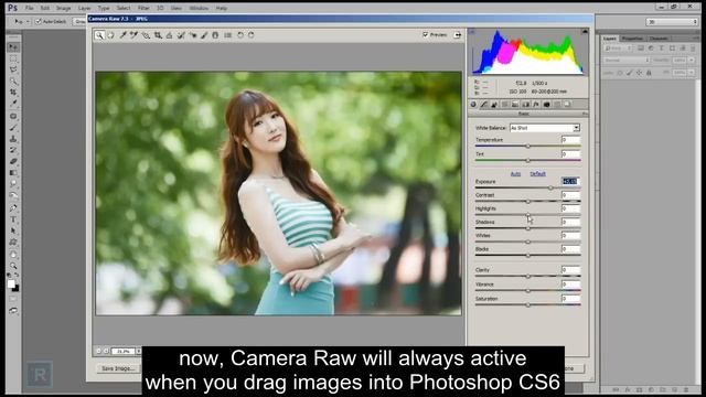 How To Use Camera Raw Filter For JPeg File - PHOTOSHOP CS6 смотреть онлайн