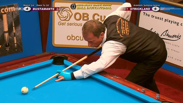 8-BALL: Francisco BUSTAMANTE vs Earl STRICKLAND - 2014 MAKE IT HAPPEN 8-BALL INVITATIONAL смотреть онлайн