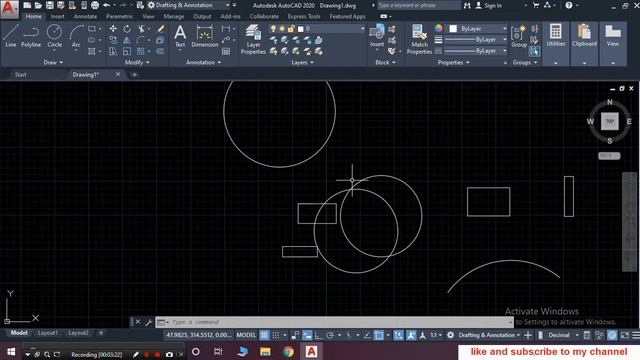 How to select object in AutoCAD 2020 in Hindi tutorial | Type of selection like fence , wp ,cp смотреть онлайн