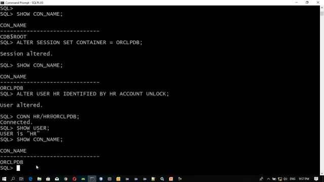1 Connecting and using HR Schema in SQl Plus and SQL developer смотреть онлайн