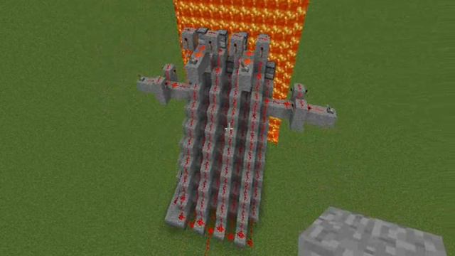Механизмы в Minecraft #1 Скорострельный,огненный пулемёт смотреть онлайн