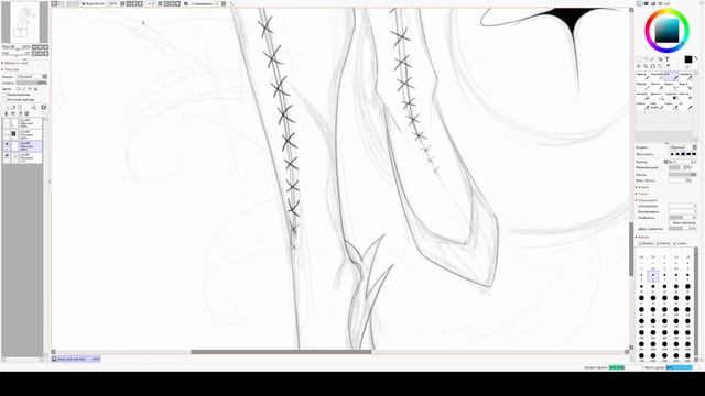 SPEEDPAINT | COMMISSION | Original Character [Paint Tool SAI 2] смотреть онлайн