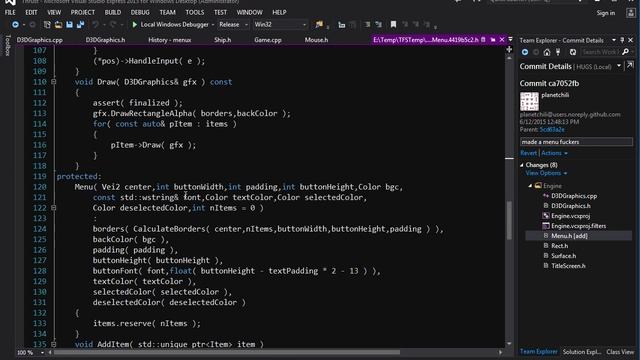 C++ Game Project [Menu] HUGS - Episode 8 смотреть онлайн