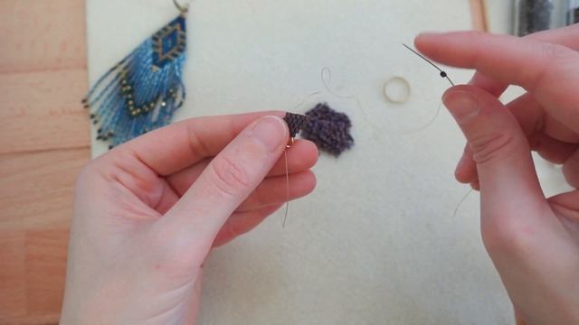 Basic Beading Techniques #1 | The Brick Stitch | how to bead, avoid bending, read earring patterns смотреть онлайн