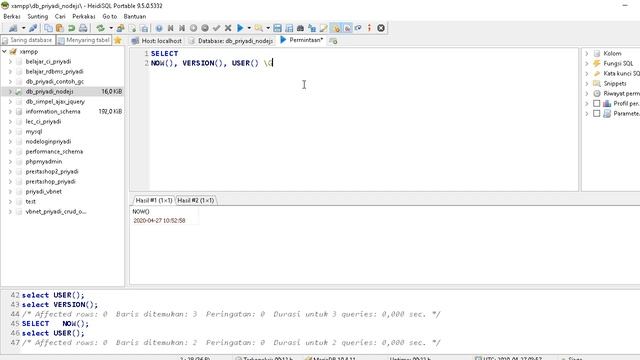 STEKOM - 6 - Koneksi dan DDL pada MYSQL - Siang - PRIYADI смотреть онлайн