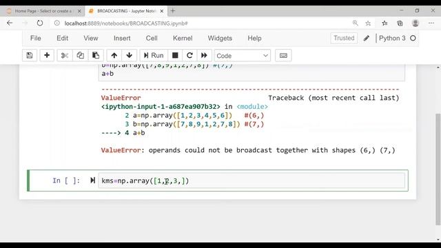 What is Broadcasting in Numpy смотреть онлайн