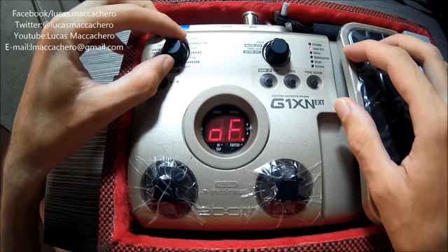LM - Wah wah - Vox Simulation - Pedaleira Zoom G1X NEXT. смотреть онлайн