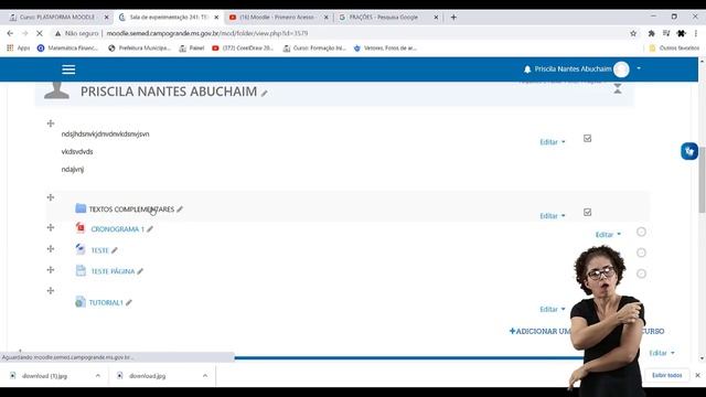 FORMAÇÃO "MOODLE" PARA OS PROFISSIONAIS DA EDUCAÇÃO - PARTE 2 смотреть онлайн