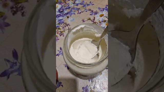 Настоящая сметана.