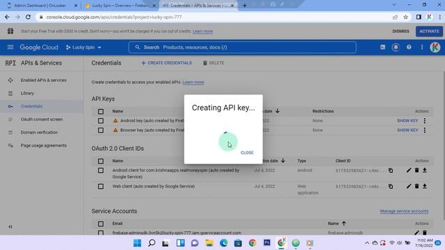 How to create YouTube API Key and OAuth 2 0 Client ID смотреть онлайн