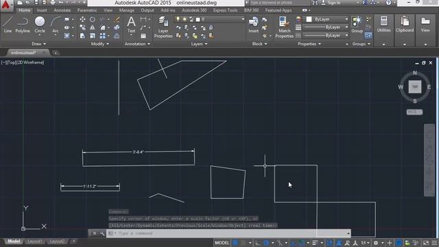 AutoCad 2D/3D Tutorials in Urdu/Hindi - part 7 zooming control смотреть онлайн