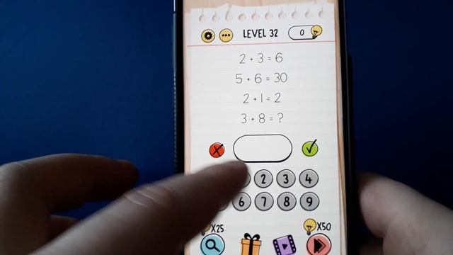 Brain Test 2+3=6 5+6=30 2+1=2 3+8=