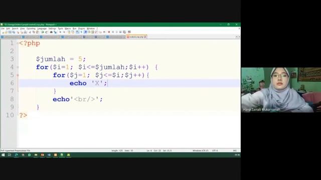 CodingWithUs, Sesi 12 PWPB : Pengulangan dan Pengulangan bersarang pada PHP #looping смотреть онлайн