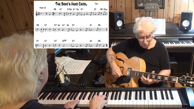 The Boar's Head Carol ( TvdH ) Noël / Christmas - guitar & piano cover ( Trad. ) смотреть онлайн