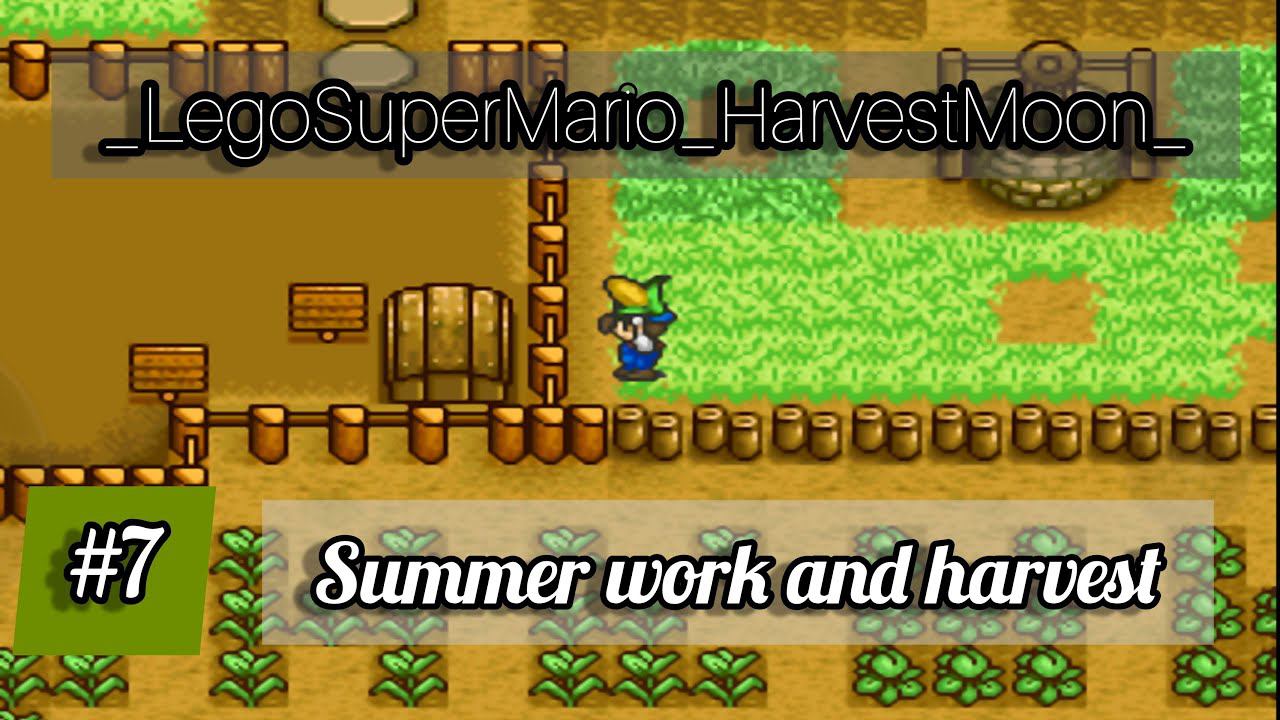 Harvest Moon SNES : Summer Work. Longplay Walkthrough #7 Stream Asmr.