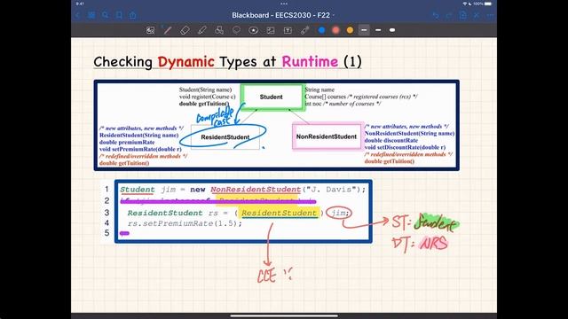 [HD] EECS2030 F22 - 2022-11-21 - Categorizing Casts, instanceof Operator, Polymorphic Parameters смотреть онлайн