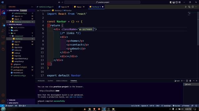 How to Create Navbar | React King Series | PART 4| web world смотреть онлайн