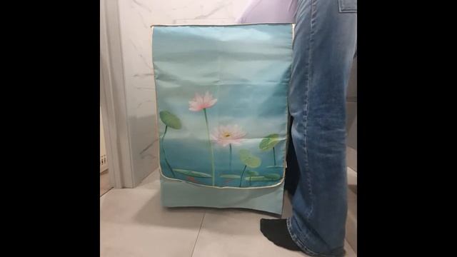 Чехол для стиральной машины с принтом кувшинки смотреть онлайн