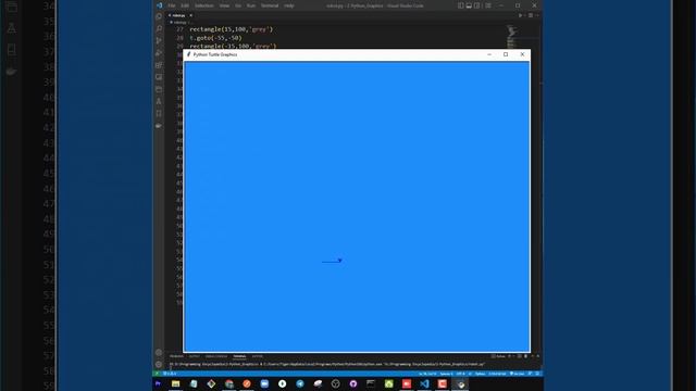 Python Program Draw a Robot Using Turtle Graphics смотреть онлайн