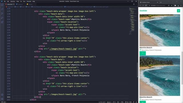 Build A Responsive Travel Website With HTML, CSS, and JavaScript | Full Tutorial смотреть онлайн