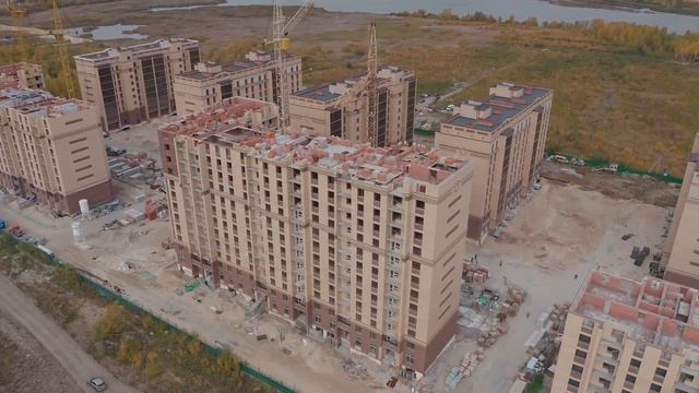Ход строительства ЖК "Ария" Октябрь 2021 смотреть онлайн