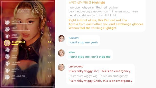 TWICE - I Can't Stop Me (Line Distribution + Lyrics Color Coded) смотреть онлайн