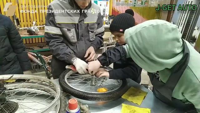 Велоремонт - ремонт ступицы колеса в Открытой мастерской "J-GET auto" смотреть онлайн