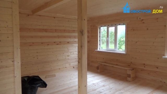 Дом из Бруса (Необычный) Дом Строительство "Под ключ" смотреть онлайн