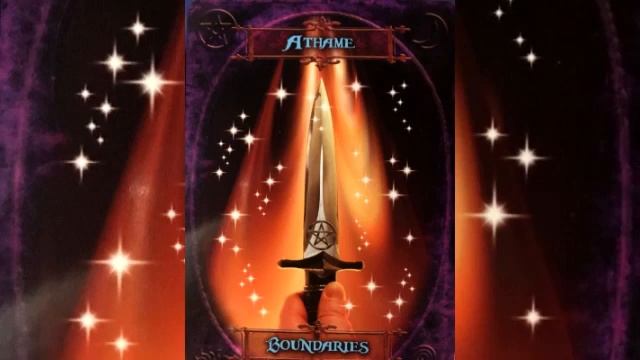 Описание карты"Атам"( границы) Witches Wisdom Oracle Cards. Таро "Мудрость ведьм" смотреть онлайн