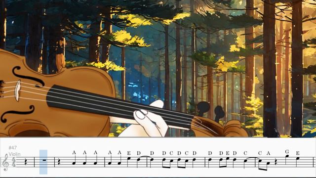 David Kushner - Daylight Violin Sheet смотреть онлайн