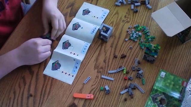 LEGO Minecraft Micro-World Build Timelapse смотреть онлайн