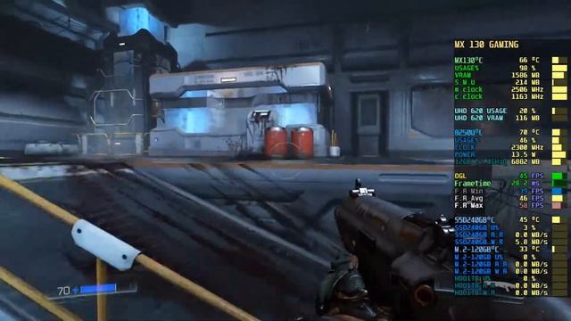 Doom on MX130 - 12GB RAM - i5 8250u смотреть онлайн