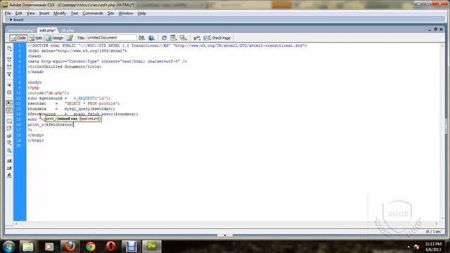 PHP Tutorial : Edit fetch data смотреть онлайн