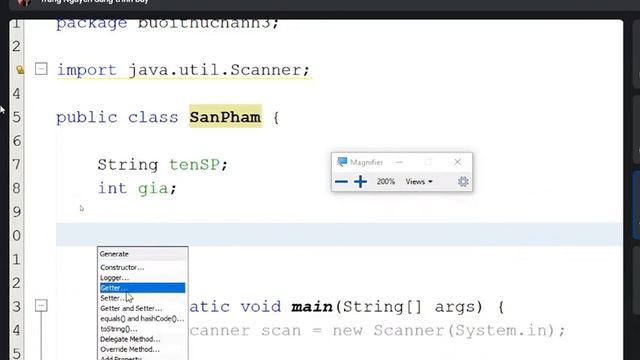 Hàm get, set trong lập trình hướng đối tượng (Java) смотреть онлайн