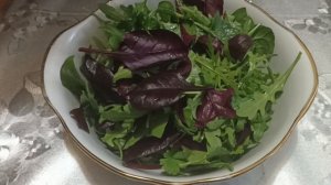 Моя любимая заправка для салатов. ВИТАМИННЫЙ зеленый САЛАТ - просто объедение./Здоровое питание/