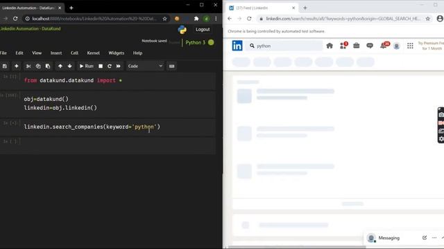 LinkedIn Auto Search Companies | LinkedIn Automation | LinkedIn Companies Scraper- Python,DataKund смотреть онлайн