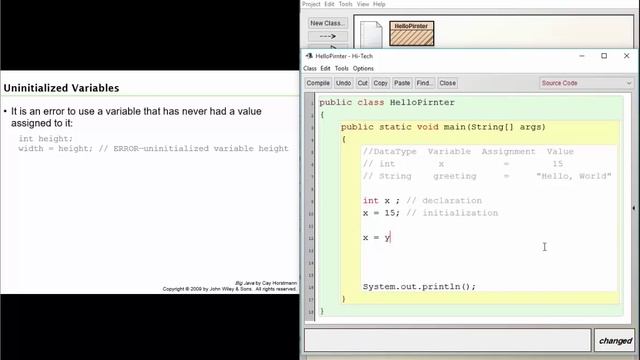 Big java 2.3: The Assignment Operator смотреть онлайн