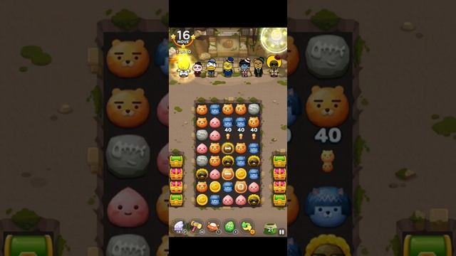 Friends Gem for kakao : Match 3 Puzzle Adventure Warrior Fairy Statue смотреть онлайн