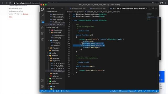 Laravel 8 - Create New Project Tutorial, Create and Read with Model, Controller, and Migration(CRUD смотреть онлайн