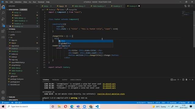 React Js Course Day-3 | What is State in React Components?| State in functional and Class component смотреть онлайн